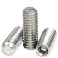 Newport Fasteners Socket Set Screw, Flat Point, 2-56 x 3/16", Stainless Steel, 18-8, Hex Socket Drive , 100PK 186842-100